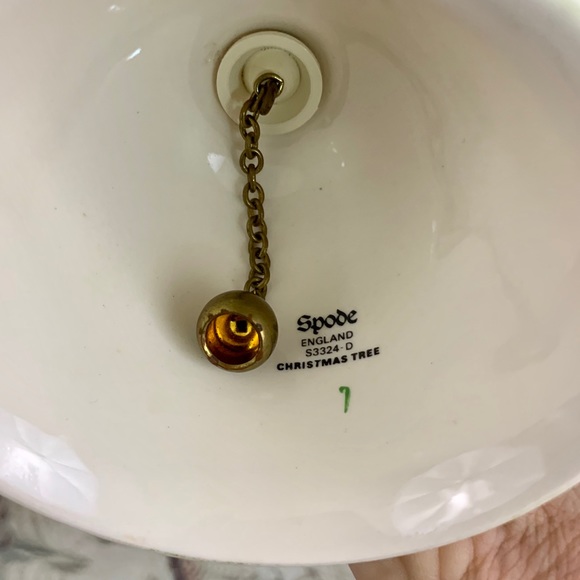 Spode Christmas Tree England Dinner Bell S3324-D - Picture 7 of 8